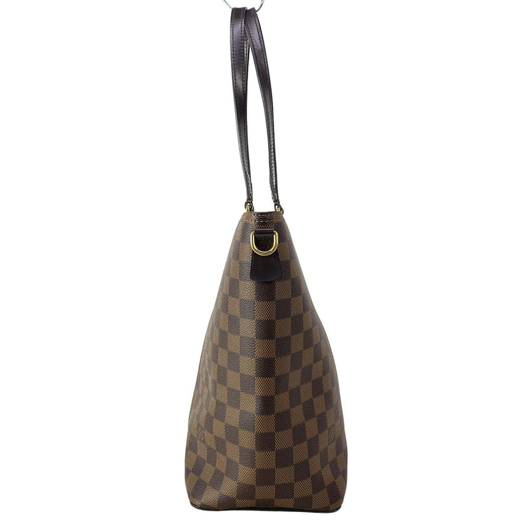 Louis Vuitton Tote Damier Jersey Cream Leather — view 2