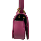 Fendi Shoulder Bag Camonano 7 Purple Strap Removable 2-Way Leather — view 2