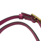 Fendi Shoulder Bag Camonano 7 Purple Strap Removable 2-Way Leather — view 9