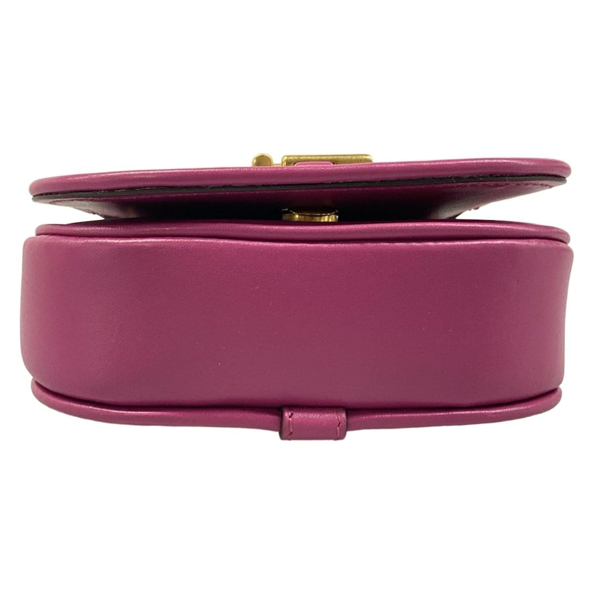 Fendi Shoulder Bag Camonano 7 Purple Strap Removable 2-Way Leather — view 5