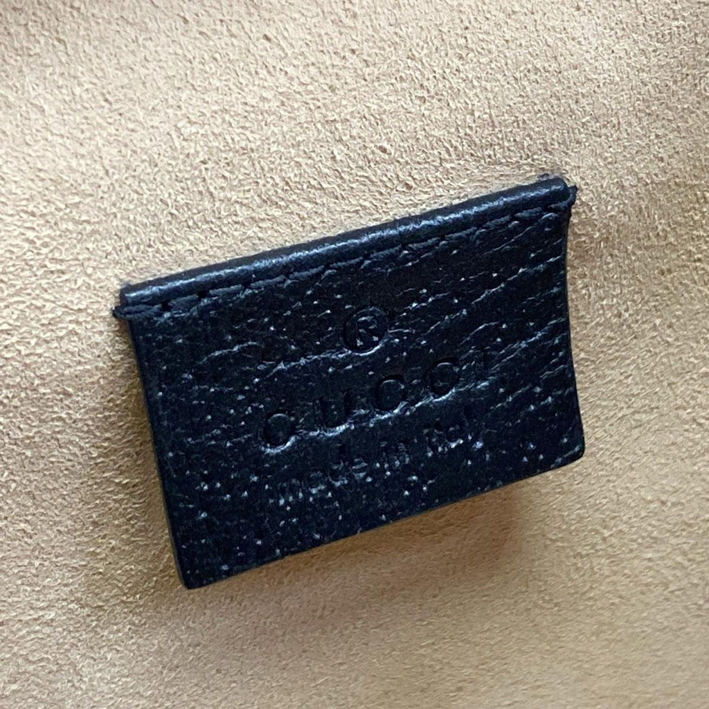 Gucci Mini Bumper Bucket Bag Black Brown Leather — view 9