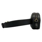 Gucci Waist Pouch GG Marmont Quilted Leather Belt Bag Black — view 2