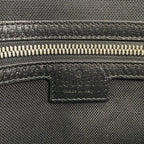 Gucci Shoulder Bag Jumbo GG Black Detachable Strap Leather — view 9