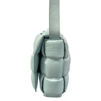 Bottega Veneta Shoulder Bag Padded Cassette Light Blue Leather — view 4