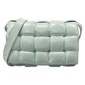 Bottega Veneta Shoulder Bag Padded Cassette Light Blue Leather