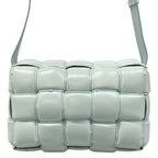 Bottega Veneta Shoulder Bag Padded Cassette Light Blue Leather — view 3