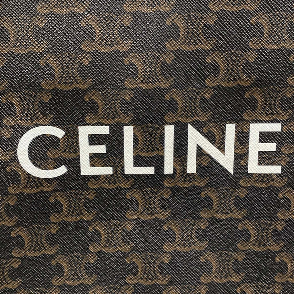 Celine Tote Mini Vertical Cover Black Brown — view 9