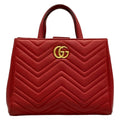 Gucci Handbag GG Marmont Red Leather