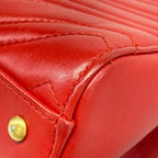 Gucci Handbag GG Marmont Red Leather — view 6