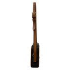 Celine Shoulder Bag Cuill Triomphe Mini Camera Black Brown — view 2