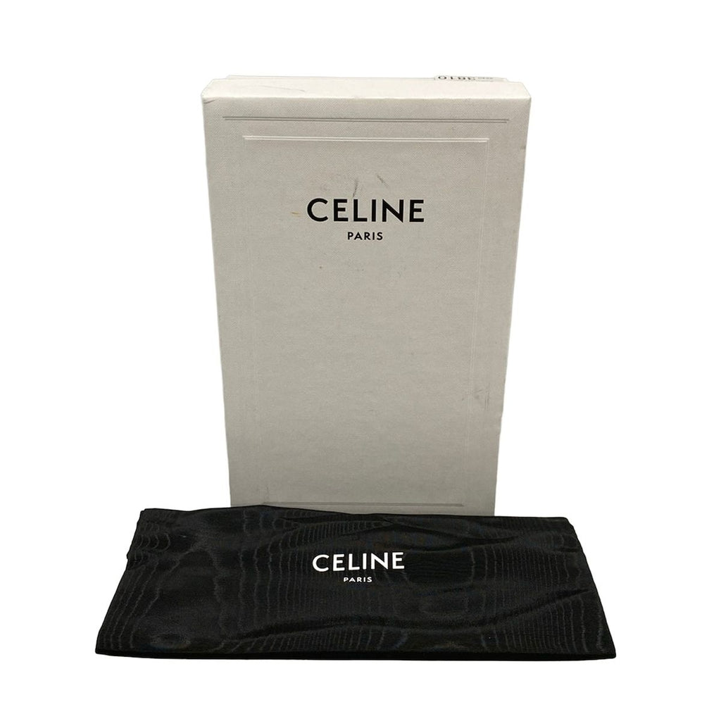 Celine Shoulder Bag Cuill Triomphe Mini Camera Black Brown — view 8