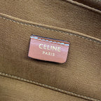 Celine Shoulder Bag Cuill Triomphe Mini Camera Black Brown — view 9