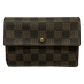 Louis Vuitton Trifold Wallet Damier Porte Tresor Etui Papiers Ebene