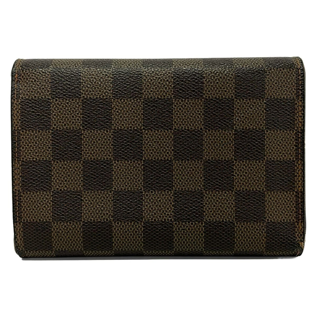 Louis Vuitton Trifold Wallet Damier Porte Tresor Etui Papiers Ebene — view 2