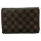 Louis Vuitton Trifold Wallet Damier Porte Tresor Etui Papiers Ebene — view 2