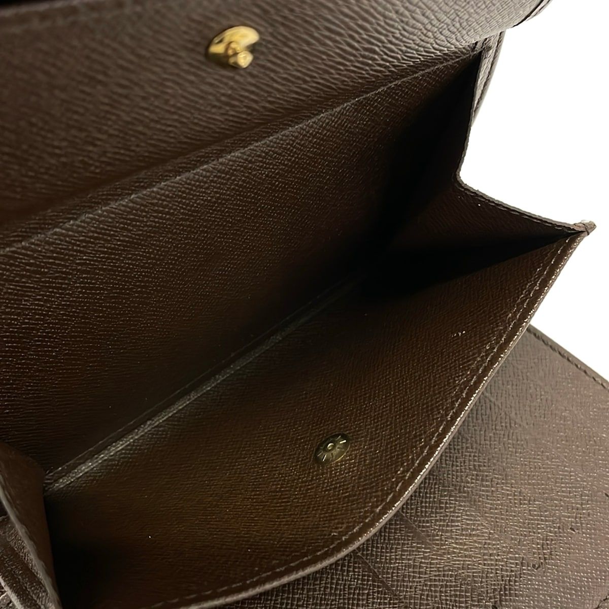Louis Vuitton Trifold Wallet Damier Porte Tresor Etui Papiers Ebene — view 4