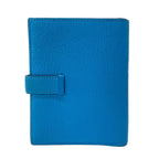 Hermes Bifold Wallet Bearn Compact Blue Frida Gold — view 2