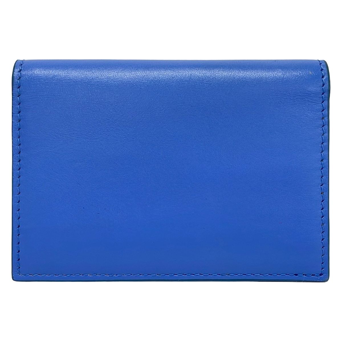 Loewe Card Case Light Blue Gray Leather — view 2