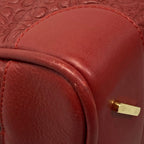 Loewe Handbag Amazona 75 Red Embossed Leather — view 6