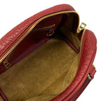 Loewe Handbag Amazona 75 Red Embossed Leather — view 7