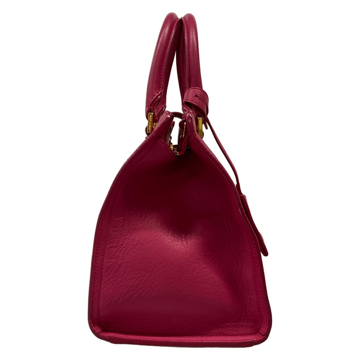 Saint Laurent Paris Handbag Petit Cabas Pink Leather — view 2