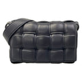 Bottega Veneta Shoulder Bag Padded Cassette Dark Navy Lambskin