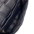 Bottega Veneta Shoulder Bag Padded Cassette Dark Navy Lambskin — view 7