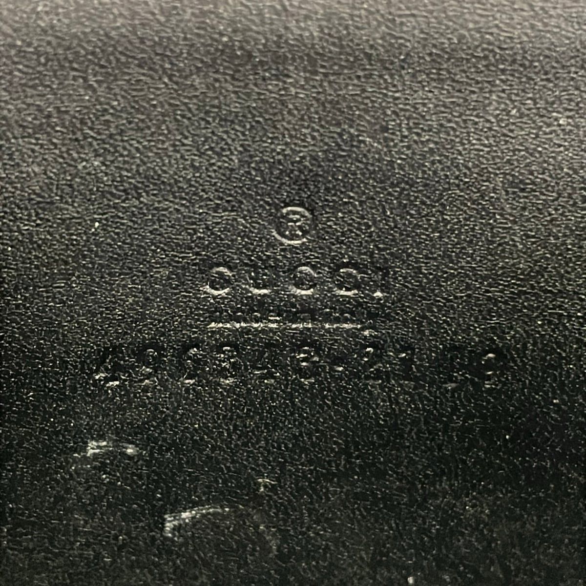 Gucci Coin Case Courier Black Dark Gray Multi Zip Around Leather — view 4