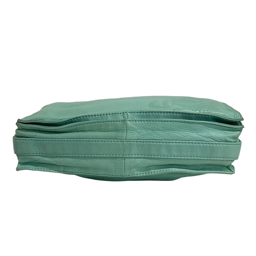 Loewe Shoulder Bag Green Leather — view 5