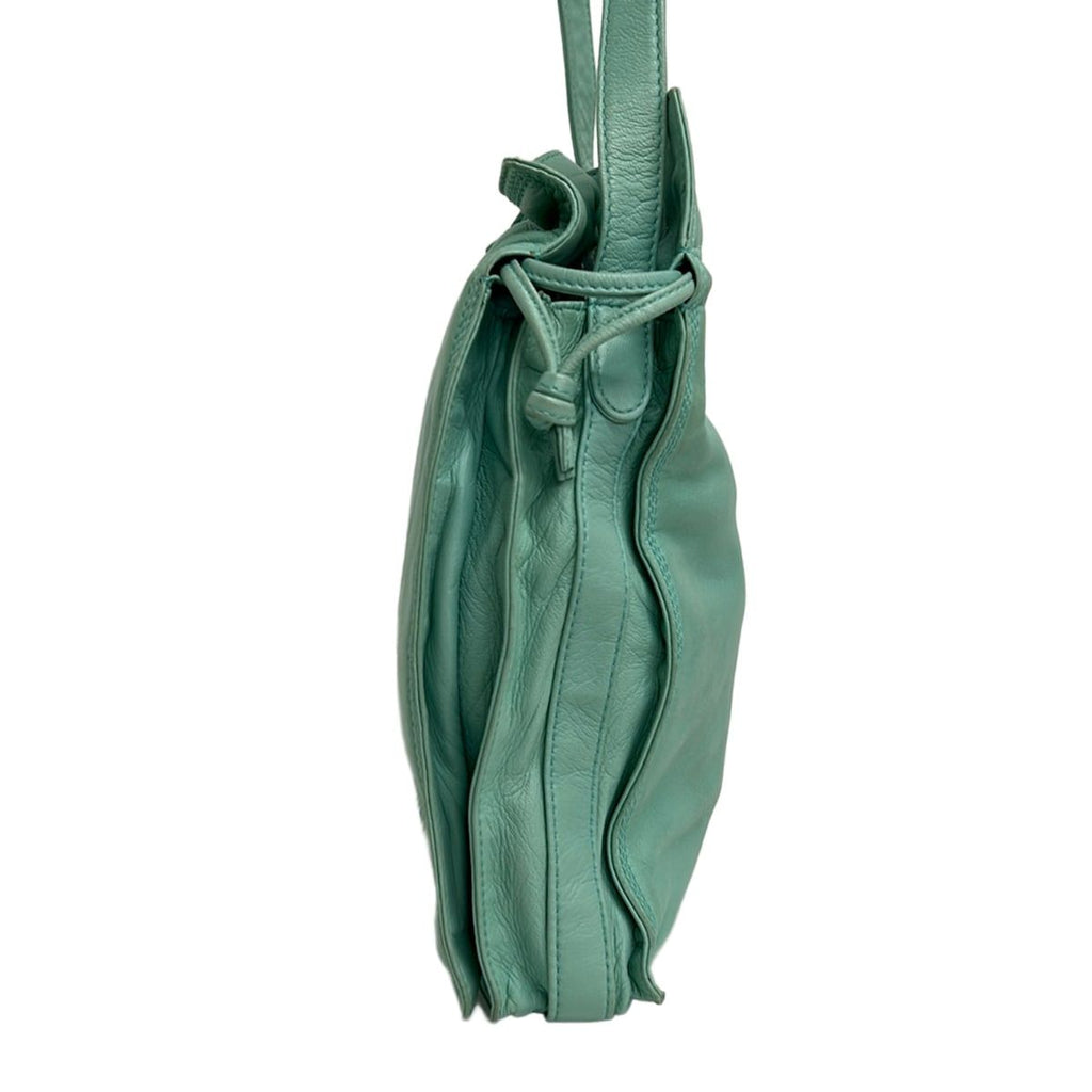 Loewe Shoulder Bag Green Leather — view 2