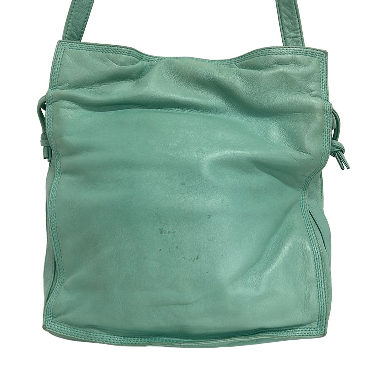 Loewe Shoulder Bag Green Leather — view 3