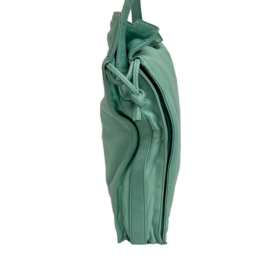 Loewe Shoulder Bag Green Leather — view 4