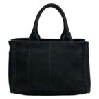 Prada Tote Canapa Black White — view 3