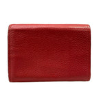 Saint Laurent Paris Trifold Wallet Tiny Red Leather — view 2