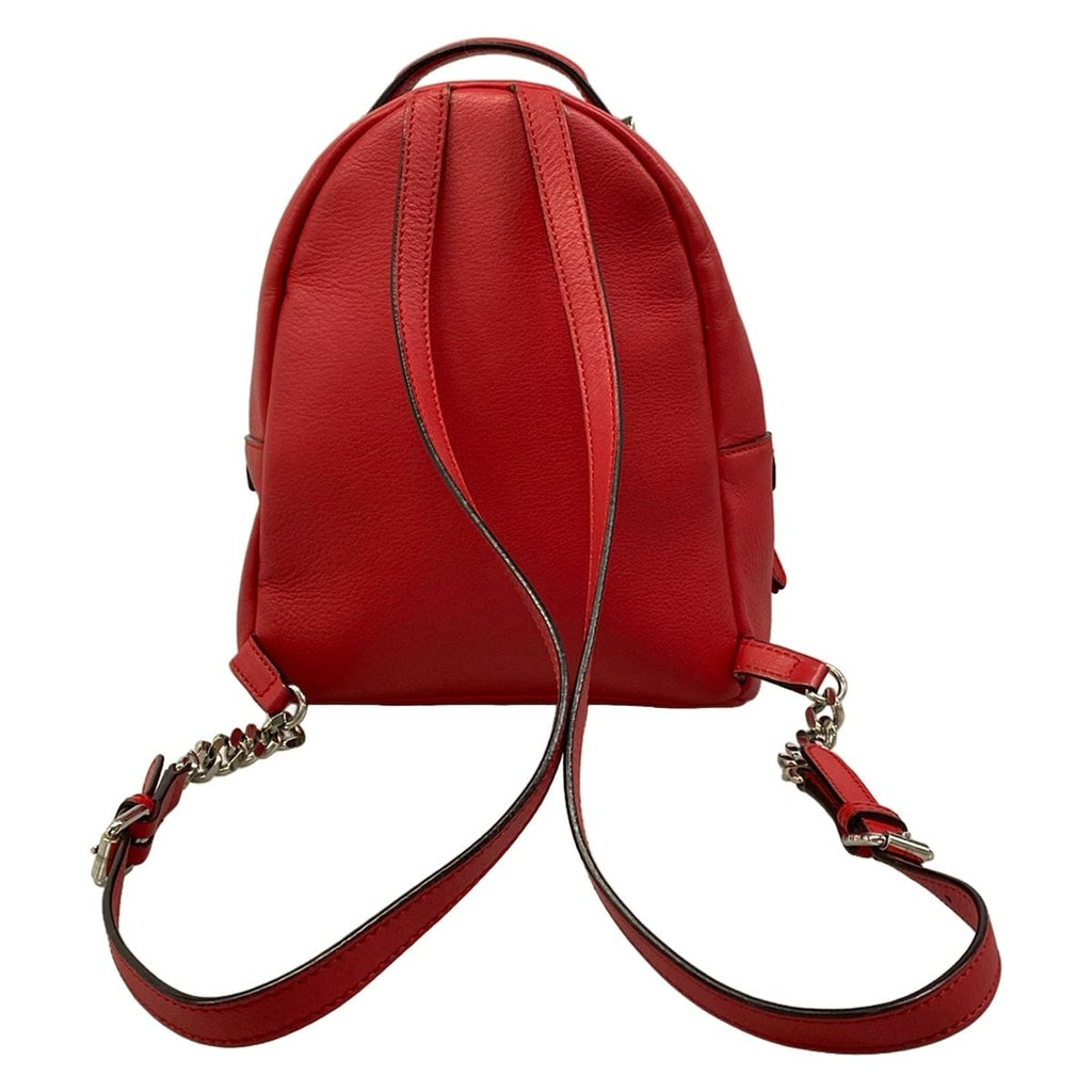 Fendi Backpack Mini Red Studs Leather — view 3