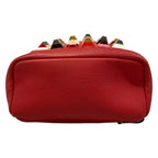 Fendi Backpack Mini Red Studs Leather — view 5