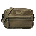 Gucci Shoulder Bag Imprime Khaki Leather