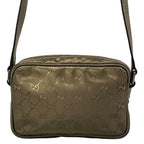 Gucci Shoulder Bag Imprime Khaki Leather — view 3