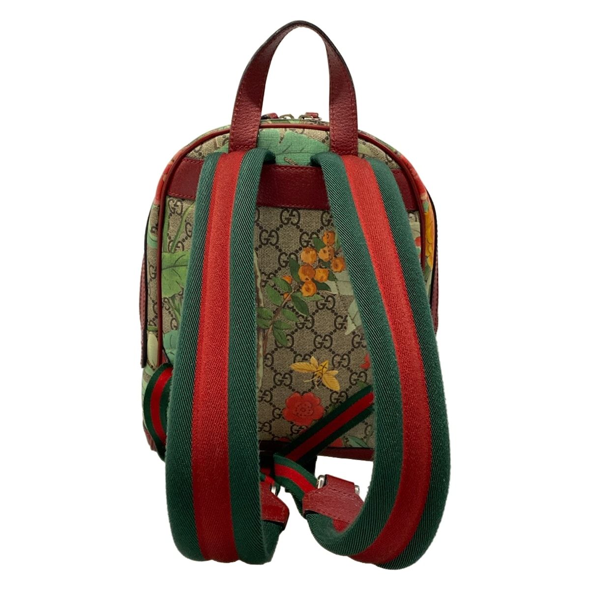 Gucci Backpack GG Supri Mutian Small Back Bordeaux Beige Multi Leather — view 3