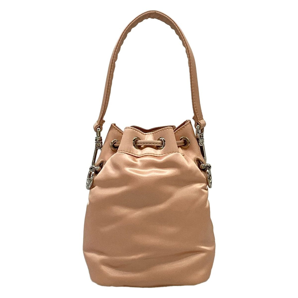 Fendi Handbag Mini Mon Tresor Pink Beige Drawstring — view 3