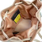 Fendi Handbag Mini Mon Tresor Pink Beige Drawstring — view 7