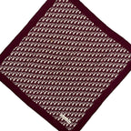 Dior Scarf Logo Glam White Bordeaux Echarpes