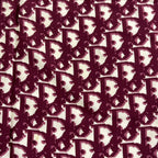 Dior Scarf Logo Glam White Bordeaux Echarpes — view 4
