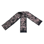 Louis Vuitton Scarf Bandeau LV Boarding Black Pink Ribbon