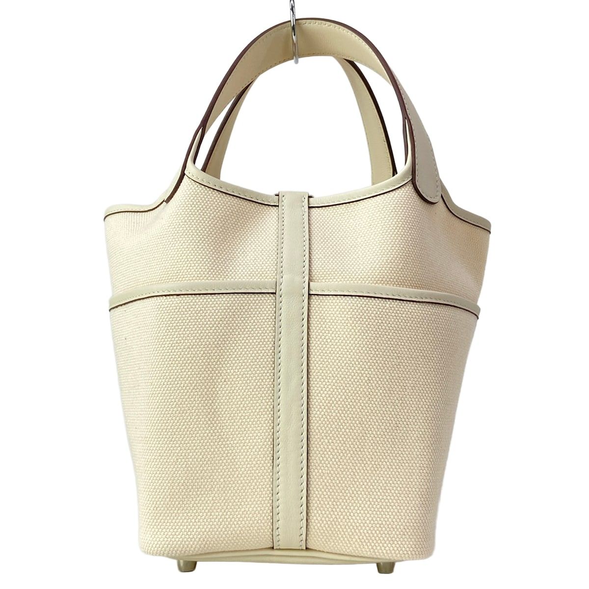 Hermes Handbag Picotin Lock Cargo PM Nata Silver — view 4