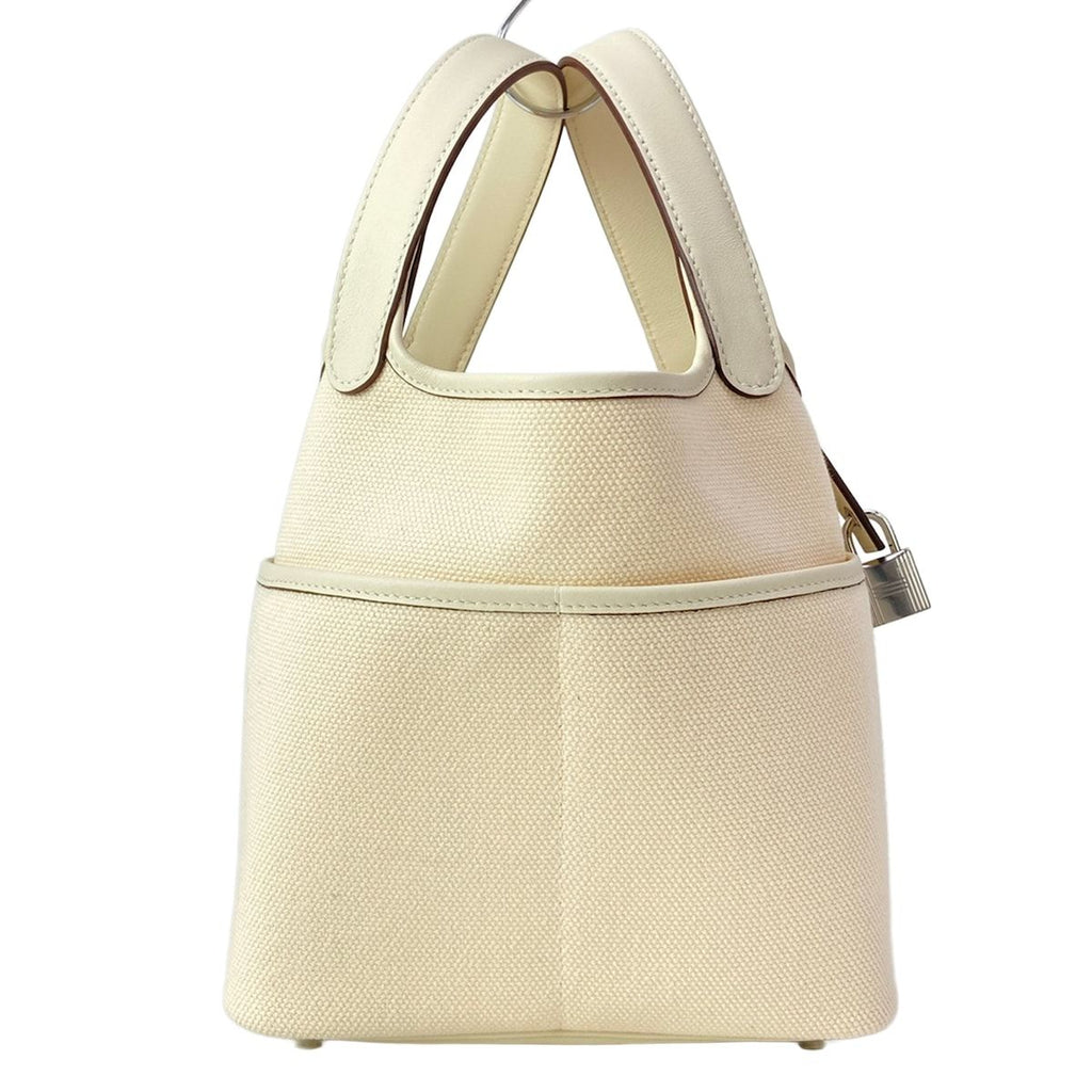 Hermes Handbag Picotin Lock Cargo PM Nata Silver — view 3