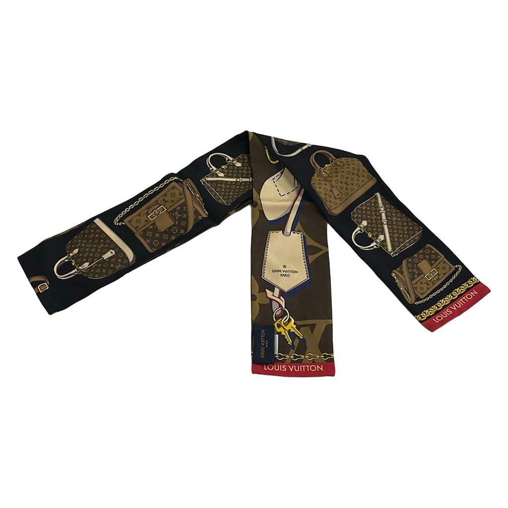 Louis Vuitton Scarf Monogram Bandeau Tribute Tautou Multi Ribbon