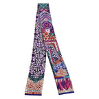 Louis Vuitton Scarf Purple Pink Multi Ribbon Monogram Flower — view 5