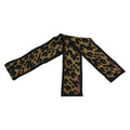 Louis Vuitton Scarf Bandeau Leopard Beige Black Dark Brown Ribbon
