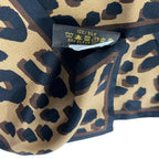 Louis Vuitton Scarf Bandeau Leopard Beige Black Dark Brown Ribbon — view 3